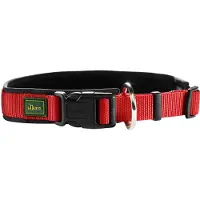 Hunter Klikhalsband Vario Plus Rood&Zwart 50-55x2.5 cm
