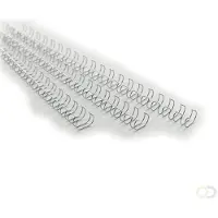GBC Draadrug 10mm US/21rings A4 zilver 100 stuks