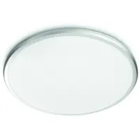 Philips Twirly plafonnière - grijs - groot - warmwit licht - 17 W