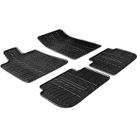GledRing Rubbermatten Peugeot 407 2004- (T profiel 4-delig + montageclips) voor o.a. PEUGEOT