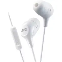 JVC HA-FX38M-W-E, Kabel, 8 - 20000 Hz, Gesprek/muziek, Koptelefoon met microfoon, Wit