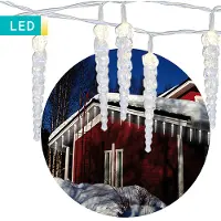 Huismerk Premium LED Lichtketting In Ijspegeloptiek - 40 LED's