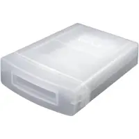 Icy Box Harde schijf hoes - RaidSonic - IB-AC602a - Transparant - Grijs - Duurzaam