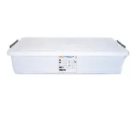 ARAVEN voorraad voedselbak met deksel 40L, 18(h) x 46(b) x 83(d)cm