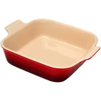 Le Creuset Vierkant Kersenrood 30/ 23 cm
