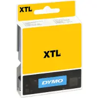 Dymo 1868744 XTL tape vinyl zwart op transparant 41 mm (origineel)