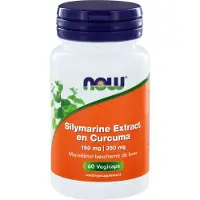 Now Silymarine/mariadistel extract en curcuma (60 vegicaps)
