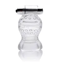 Trinity Vibes Clear Vibrating Penis Head Teaser