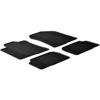 GledRing Rubbermatten Toyota Corolla Verso 2004-2009 (T profiel 4-delig + montageclips) voor o.a. TOYOTA
