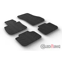 GledRing Rubbermatten BMW X1 F48 2015- (T profiel 4-delig + montageclips) voor o.a. BMW