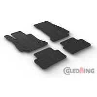 GledRing Rubbermatten Mercedes Mercedes E-Klasse W213 Sedan 3/2016- (Automaat) (T profiel 4-delig + montagecl voor o.a. MERCEDES-BENZ