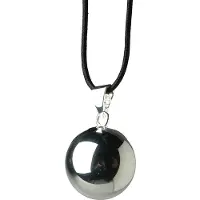 Bola Effen Bal Zilver Zwangerschapsketting met Babybel VZ100