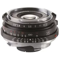 Voigtländer Color-Skopar 2,5/35mm. Black, Pancake II M-Bajon