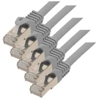 S/CONN RJ45 Patchkabel m. CAT 7 Rohkabel PIMF 5m