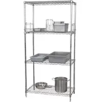 Vogue Voorraadrek | 4 schappen | 183(h)x122(b)x61(d) cm