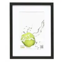 Deknudt Frames fotolijst - zwart met passe-partout - 13x18 / 20x30 cm