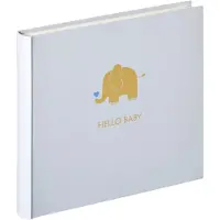 Walther design Baby Animal blauw 25x28 50 witte pagina's olifant