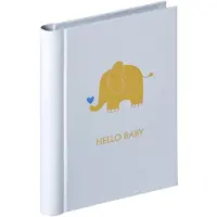 Walther design MA-148-L Baby Animal - Mini insteekalbum - Formaat 13 x 16 cm - 30 foto's 11,5 x 15,5 cm - Blauw