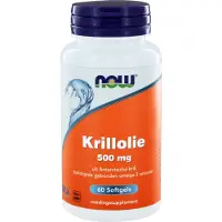 Now Krill olie 500 mg 60 softgels