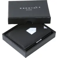 Exentri Leather Wallet RFID black