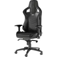 Noblechairs EPIC Echtleder Zwart