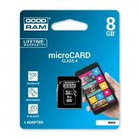 ABC-led Micro SDHC-kaart 8GB Klasse 4 met SD adapter