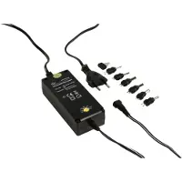 Nedis Universele voedingsadapter 5-15V / 2,4-3A / 36W met 6 verwisselbare pluggen / zwart - 1,8 meter
