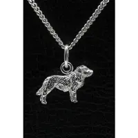 MOOYE ® - Collectie Zilveren Kuvasz ketting hanger - klein