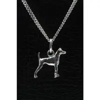 MOOYE ® - Collectie Zilveren Japanse terrier ketting hanger - klein