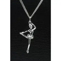 MOOYE ® - Collectie Zilveren IJsdanseres groot ketting hanger