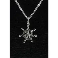 MOOYE ® - Collectie Zilveren Stuurrad ketting hanger