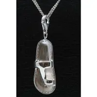 MOOYE ® - Collectie Zilveren Teenslipper groot zilver hanger n bedel