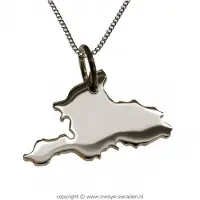 MOOYE ® - Collectie Zilveren Provincie Gelderland ketting hanger