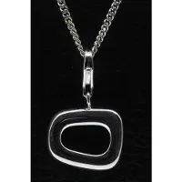 MOOYE ® - Collectie Zilveren Vrije vorm abstract hanger n bedel