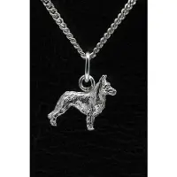 MOOYE ® - Collectie Zilveren Groenendaler ketting hanger - klein