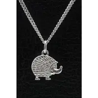 MOOYE ® - Collectie Zilveren Egel massief ketting hanger