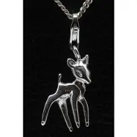 MOOYE ® - Collectie Zilveren Bambi - Ree hanger n bedel