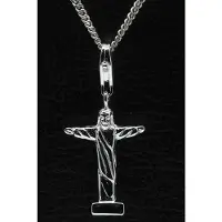 MOOYE ® - Collectie Zilveren Christus standbeeld - Rio de Janeiro hanger n bedel