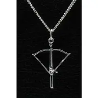 MOOYE ® - Collectie Zilveren Kruisboog ketting hanger