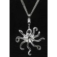 MOOYE ® - Collectie Zilveren Octopus hanger n bedel