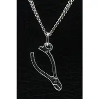 MOOYE ® - Collectie Zilveren Zijkniptang ketting hanger