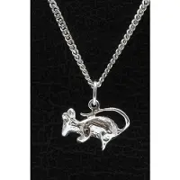 MOOYE ® - Collectie Zilveren Muis 3 ketting hanger