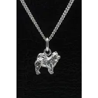 MOOYE ® - Collectie Zilveren Japanse kees ketting hanger - klein