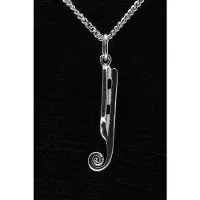 MOOYE ® - Collectie Zilveren Friese doorloper ketting hanger
