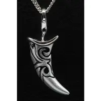 MOOYE ® - Collectie Zilveren Tand inleg onyx hanger n bedel
