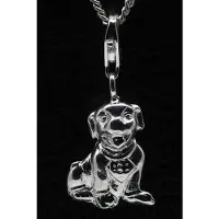 MOOYE ® - Collectie Zilveren Sint Bernard hanger n bedel