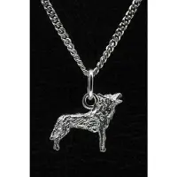 MOOYE ® - Collectie Zilveren Wolf ketting hanger - klein