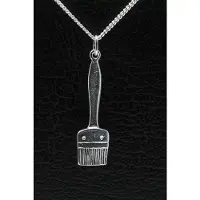 MOOYE ® - Collectie Zilveren Kwast ketting hanger - groot