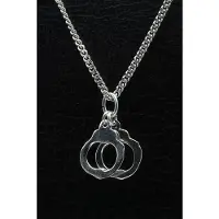 MOOYE ® - Collectie Zilveren Handboeien los ketting hanger
