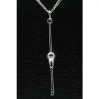 MOOYE ® - Collectie Zilveren Dobber ketting hanger - groot
